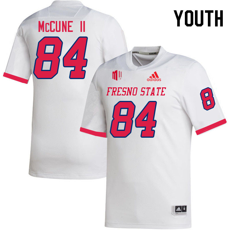 Youth #84 Karim McCune II Fresno State Bulldogs College Football Jerseys Stitched-White